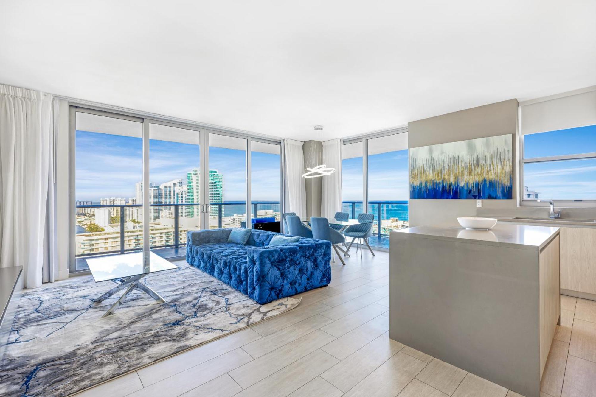 Hyde Beach House Resort - Million Apartment 2Bd 2Ba, Direct Ocean View, 1 Min From Beach, 6 Guests 할리우드 외부 사진